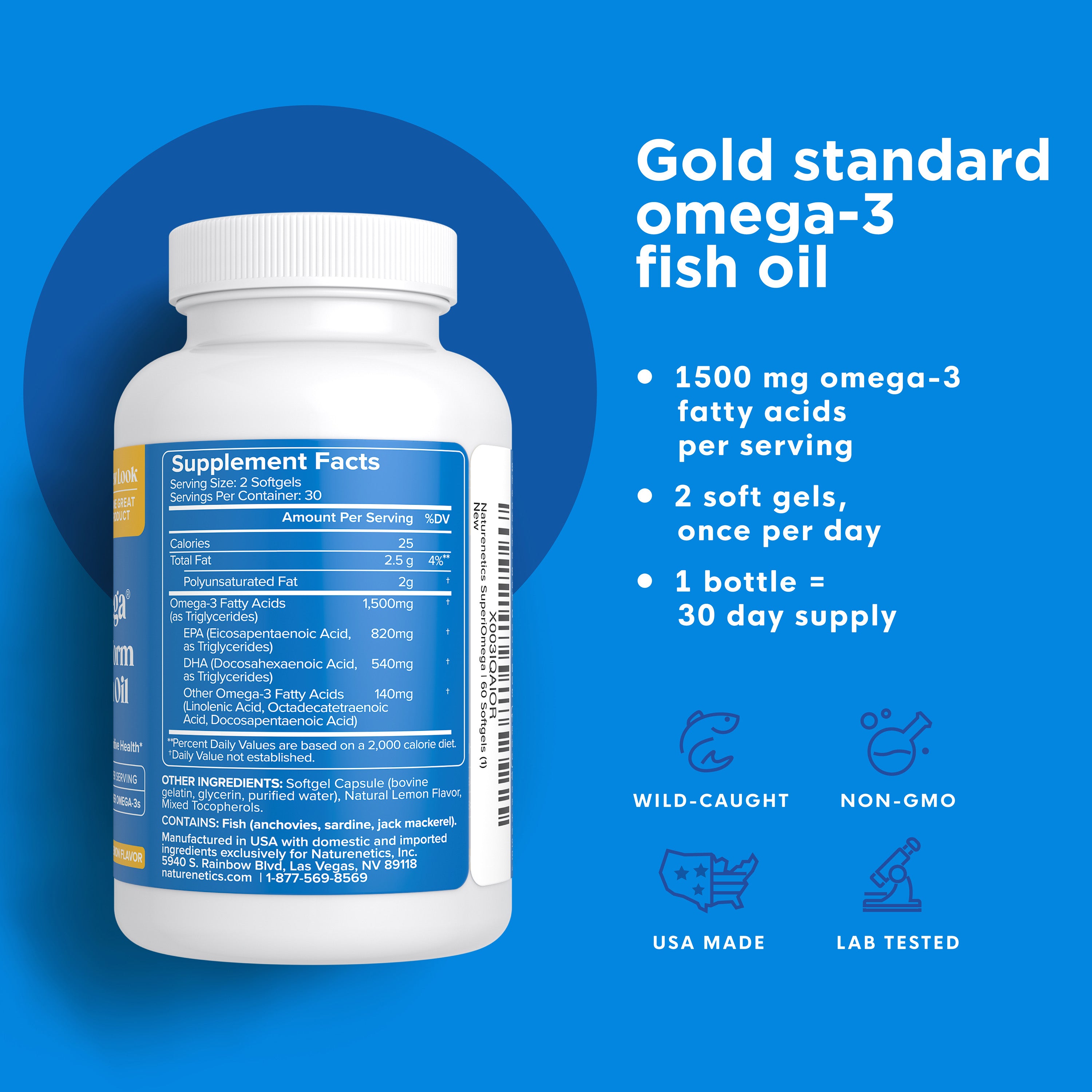 SuperiOmega - Omega-3 Fish Oil